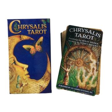78pcs Chrysalis Tarot Cards Deck Board Games Cards Guidance Divination Fate English For Women Family Gift Party Playing Cards