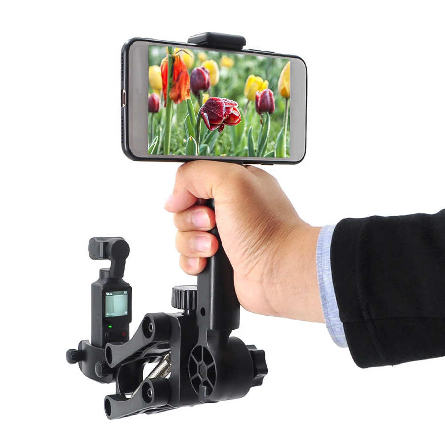 4 Axis Stabilizer Handle Grip Arm Handheld Damping Bracket for FIMI PALM Ballhead Camera for Feiyu for OSMO pocket camera