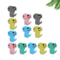 kovict 10pc/lot Mini dinosaur Silicone Beads Baby Dummy Cartoon Pacifier Toy Accessories