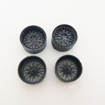 4 Pieces Wheels/Wheel Hubs 19 Inch For TAMIYA 1:24 LM Civilian Car Model