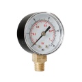 Pressure Gauge 52mm 1/4" BSPT Vertical 15,30,60,100,150,300 PSI & Bar Bottom Mount