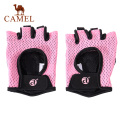 CAMEL Fitness Gloves Gym Anti-Slip Fingerless Power Training Breathable Professional Hand Protector
