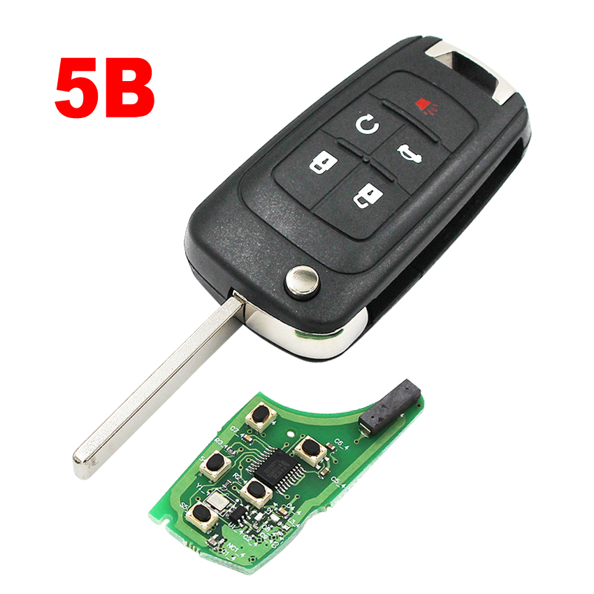 Remote Key 3/4/5 Button For Buick LaCrosse Regal Verano Encore Allure 315/433MHZ With ID46 Chip HU100 Blade