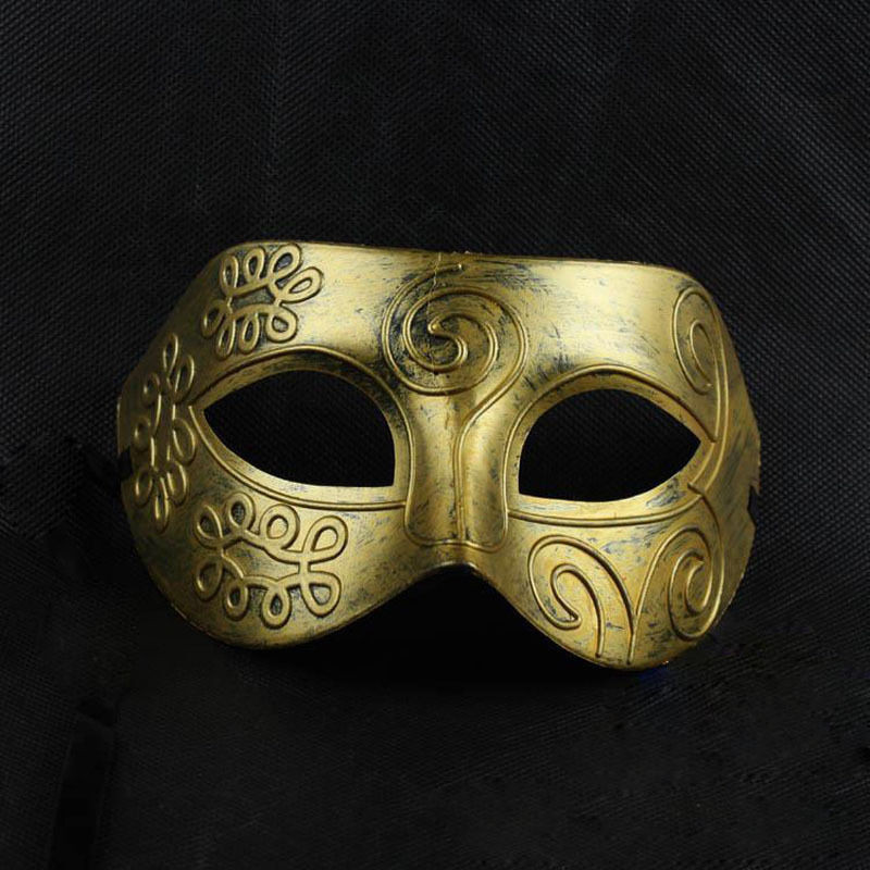 Hot Sale Lovely Men Burnished Antique Party Masks 2019 New Fashion Silver/Gold Venetian Mardi Gras Masquerade Party Ball Mask