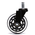 1pcs Office Chair Caster Wheels Roller Rollerblade Style Castor Wheel Replacement