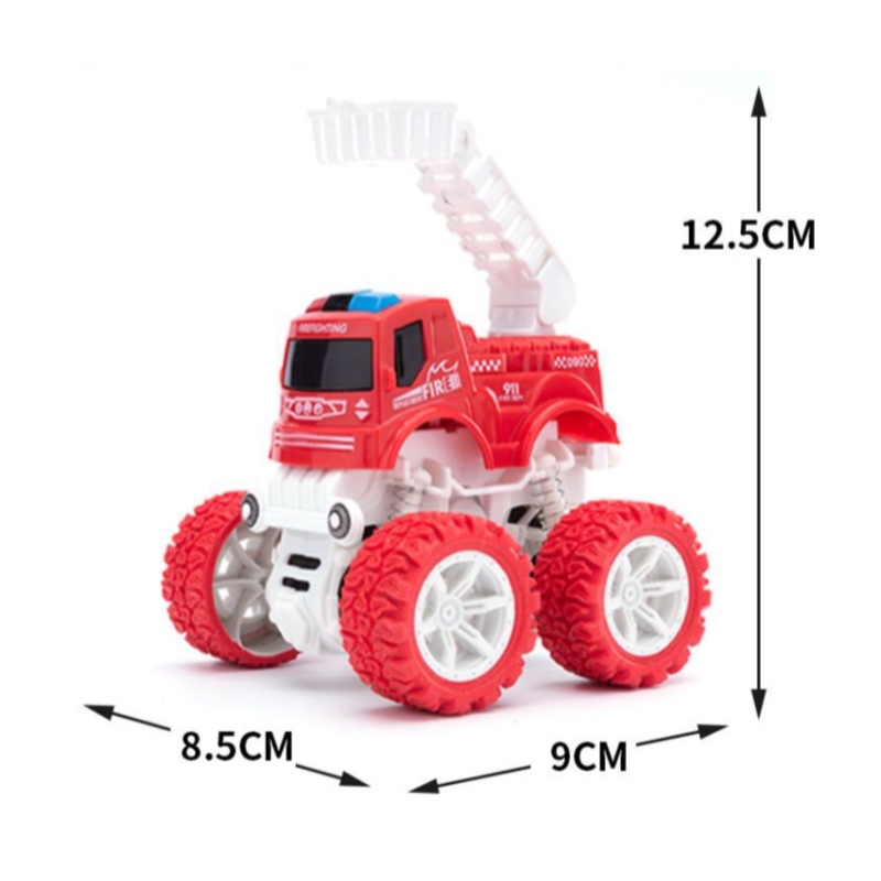 Kids Fire Ladder Truck Inertia SUV Friction Power Engineering Vehicles Baby Boys Super Blaze Car Children Gift Toy