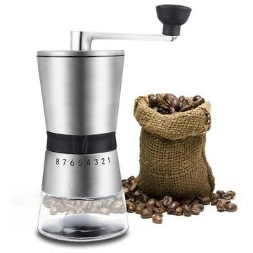 Easy Clean Kitchen Eco Friendly Home Portable Hand Crank Coffee Grinder Large Capacity Adjustable Stainless Steel Manual Cocina