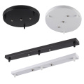 Ceiling Mounted Plate for 3 Heads Pendant Lamp Base Round Long Ceiling Base Canopy DIY cord pendant Lighting Accessories
