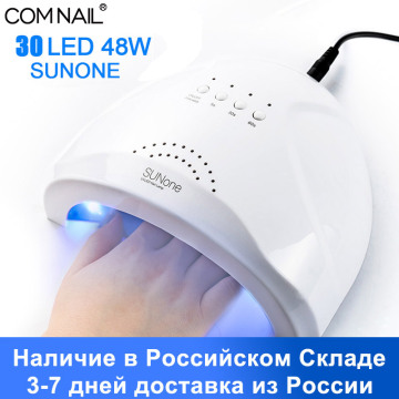 COMNAIL RU Ship 48W Sunone UV LED Nail Lamp 30 leds Fast Drying Auto Sensor Manicure Tools Suit for All Gel Nail Base Top Coat