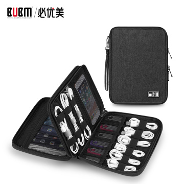 BUBM bag for electronic accessories travel electronic organizer storage for data wire ipad hard drive