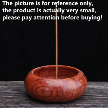 Burma Pear Rosewood Incenso Burner Encens Holder For Incense Sticks Censer With Wooden Stand Desk Decoration