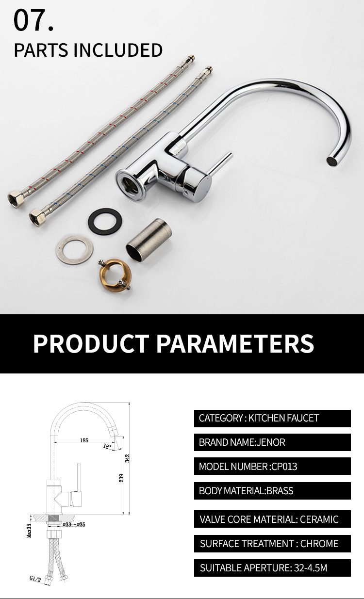 Single Handel Kitchen Faucet