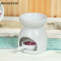 Mini Love Heart Ceramic Aroma Burner Essential Oil Lamp Hollowing Candle Holder Incense Censer Aromatherapy Furnace Candlestick
