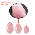 Natural Rose Quartz Yoni Egg Set Jade Eggs Women Kegel Exerciser Vaginal Muscles Tightening Ball Crystal Yoni Eggs With Box