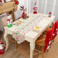 Xmas Santa Tree Star Heart Flower Tablecloth Table Runner Party Holiday Decor