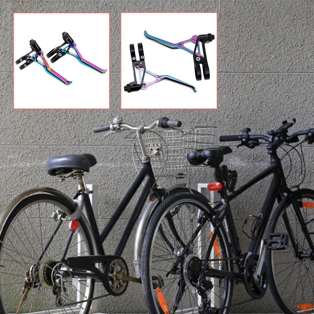 CNC Bike Brake Levers Bicycle V Brake Handles Brake Pads For Folding Bike Road Brake Handles Bike Accessories Bisiklet Aksesuar