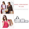 Pvc Material Multi-function Storage Bag Storage Bag Wash Cosmetic Bag Transparent Three-piece Finishing Package