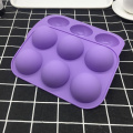 Half Sphere Silicone Soap Molds Bakeware Cake Decorating Tools Pudding Jelly Chocolate Fondant Mould Ball Shape Biscuit Tool