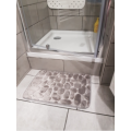 40x60cm bath mats Coral Fleece Bathroom Memory Foam Rug Kit Toilet Non-slip Mats Floor Carpet Set Mattress for Bathroom Decor