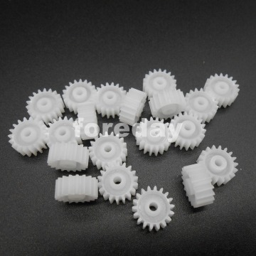 20PCS DIY Model Accessories Plastic 182A T=18 Spur Gear 0.5 Modulus Aperture: 2mm DIY GEAR*FD269X2