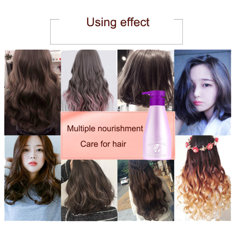 Flower Extract Conditioner Curl Enhancer Anti-frizz Smooth Hair Tips Nourish Strengthen Hair Lasting Steretype Hairstyle Elastin