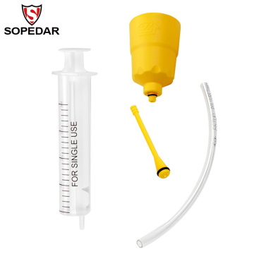 SOPEDAR MTB Bike Hydraulic Disc Brake Mineral Oil Bleed Kit Funnel Syringe For SHIMANO, Bicycle Brake Repair Tools Accessories