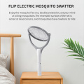 Electric Mosquito Swatter Fly Summer Cordless Pest Control Bug Zapper Indoor Outdoor Racket USB Rechargeable Mosquito Racket