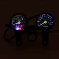 Motorcycle Odometer Speedmeter Tachometer LED Backlight Speed Meter Cafe Racer Instruments Gauge Panel Universal