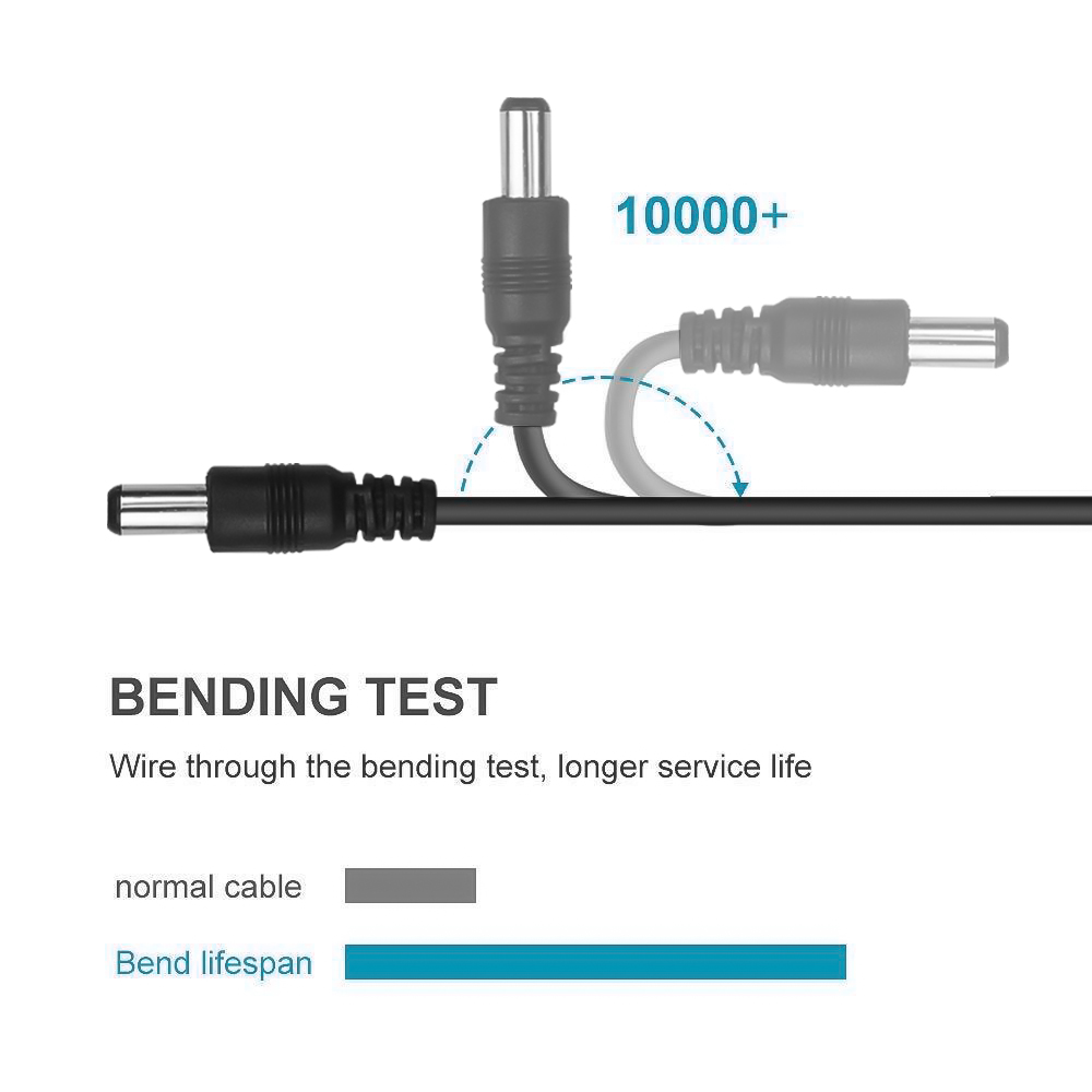 kebidumei New Arrival USB 5V Charger power Cable USB to DC 5.5 mm plug / jack USB Power Cable For MP3/MP4 Player