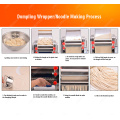 FKM240 Electric Dough Roller Sheeter S.steel Noodle Dumpling Pasta Maker Making Machine with Changeable Roller and Blade
