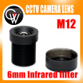 10pcs High Quality 6mm cctv lens mtv Infrared filter cctv camera m12 mount lens for security cctv camera