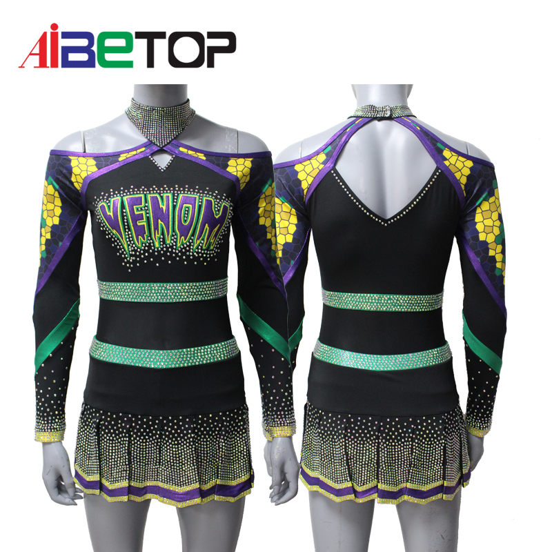 Custom High Quality Girl Youth Women Cheer Apparel Cheer Uniforms1