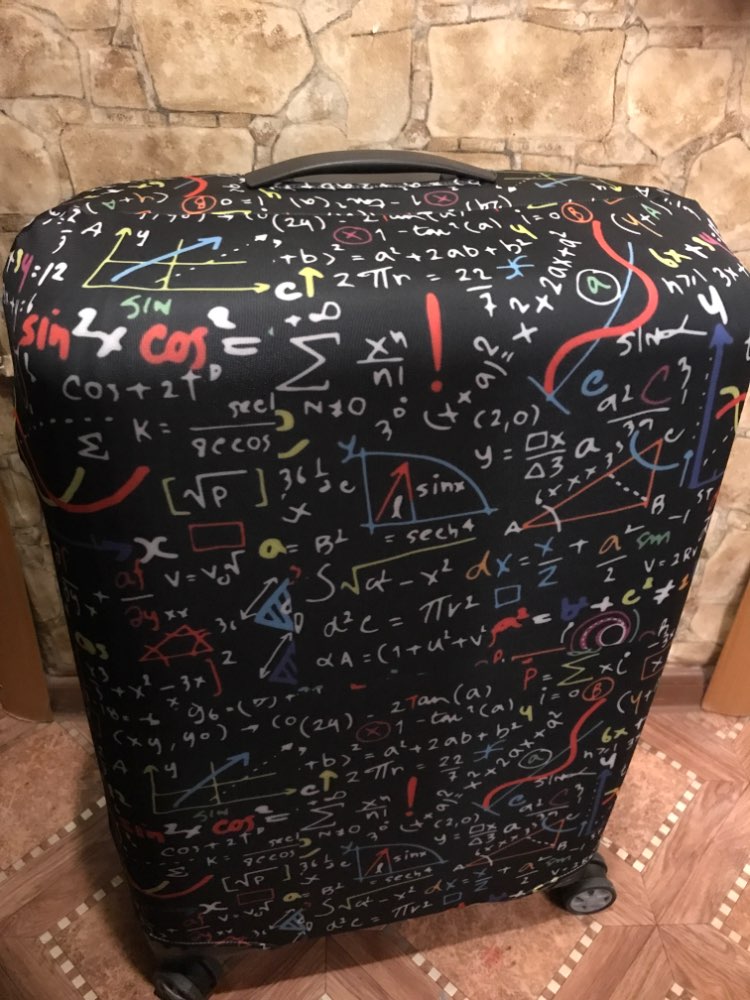 FORUDESIGNS Math Formula Print 18-30inch Case Cover Travel Suitcase Protective Cover Bags Luggage Protect Covers for Suitcase