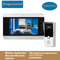Dragonsview Video Door Phone System 7 Inch Doorbell Camera with Movement Detection Door Access Control System Waterproof Record