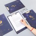 Creative Dream Starry Sky File Folder Clipboard A4 Writing Board School Supply