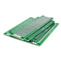 Dropshipping 20pcs 5x7 4x6 3x7 2x8cm double Side Copper prototype pcb Universal Board Fiberglass board for Arduino