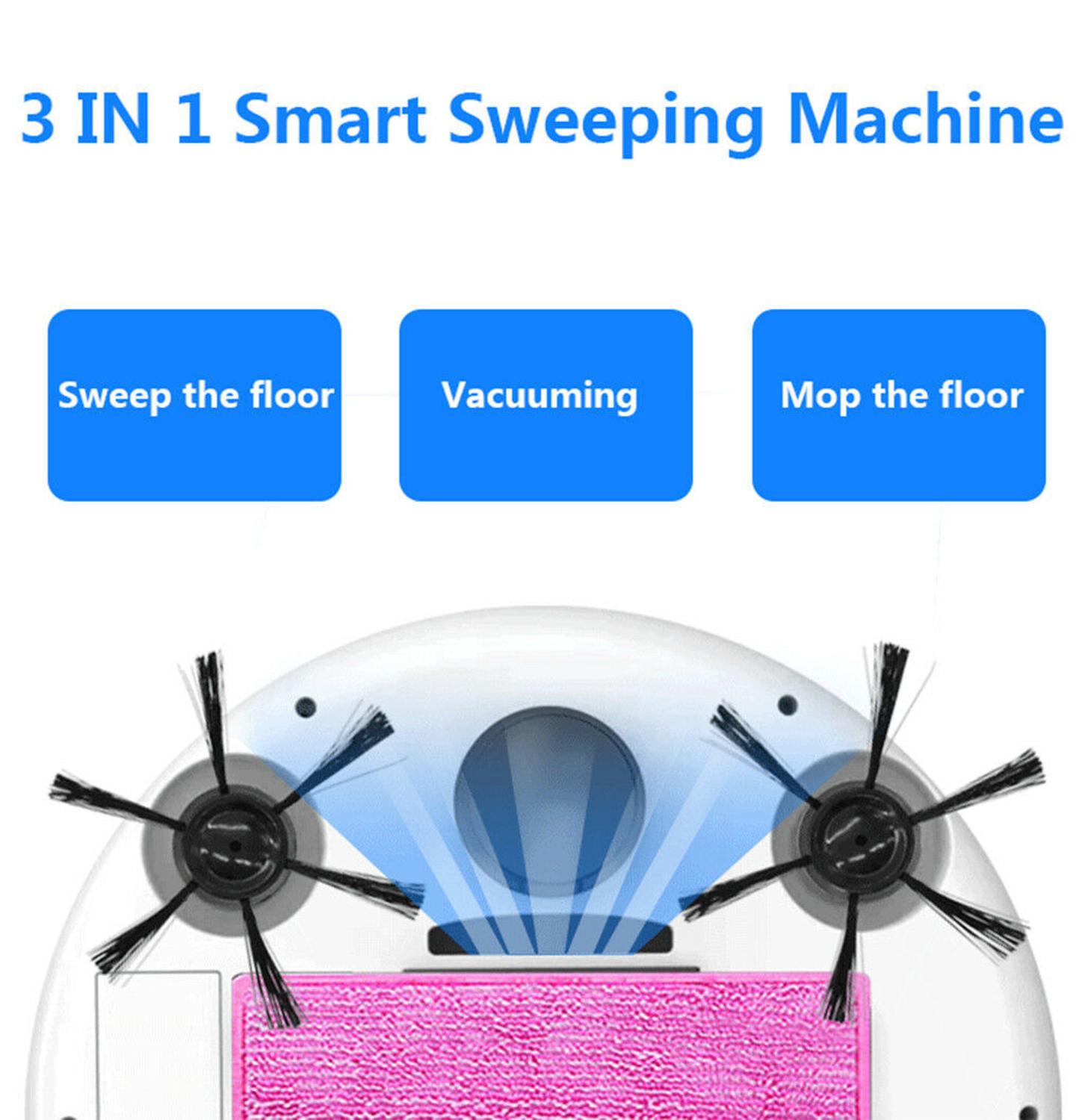 1800Pa Multifunctional Robot vacuum cleaner 3-In-1 Auto Rechargeable Smart Sweeping Robot Dry Wet Sweeping Vacuum Cleaner