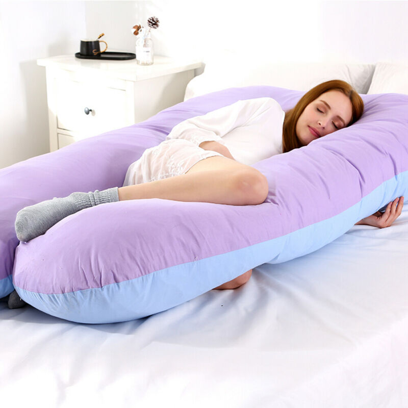 High Quality Full Body Giant Pregnancy Pillow for Maternity and Pregnant Women Side Sleeping Cushion