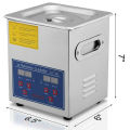 Stainless Steel 2L Liter Industry Heated Ultrasonic Cleaner Heater w/Timer New