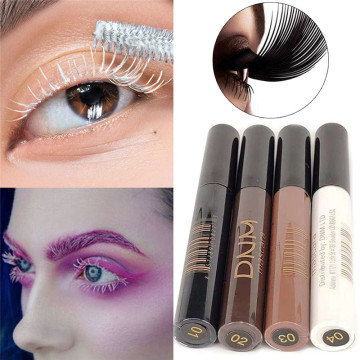 Natural Eye Lash Extension Colorful Mascara Makeup Party Festival Black Brown White Color Waterproof Curling Mascara Eyes Tools