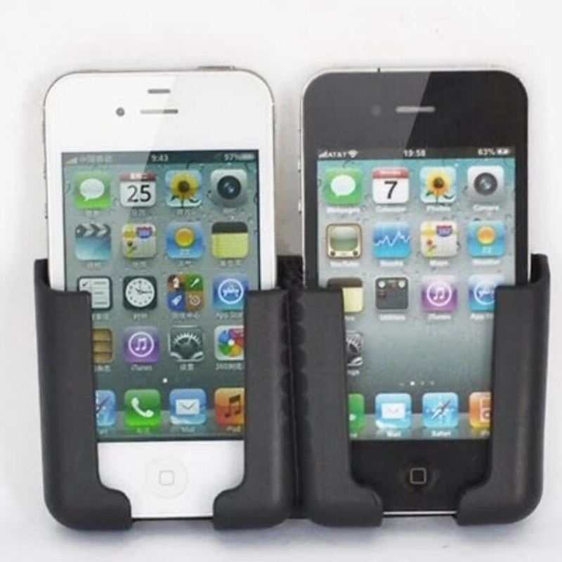 BROSHOO Auto Supplies Car Phone Mobile Card Holder Vehicle Glove Bags Box Car Gps Pda Iphone Case Storage Accessories 13.5*7*2CM