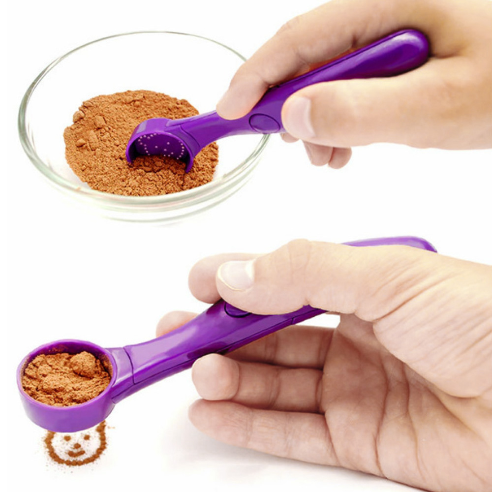 New Magic Spice Spoon Food Decorating Tools 16 Different Images Decor Coffee Cake Foods Piping Spoons Funning Kitchen Suppliers