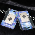 Metal Jet Lighter Creative Playing Cards Torch Turbo Butane Gas Lighter Windproof Portable Outdoor Lighter Funny Toys For Men