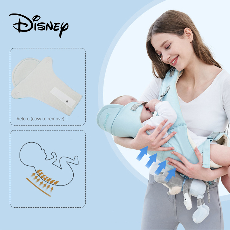 Disney's New Ergonomic Baby Carrier 0-48 Months Portable Baby Carriers Backpacks 6D Mickey Multifunctional Kangaroo Baby Seat