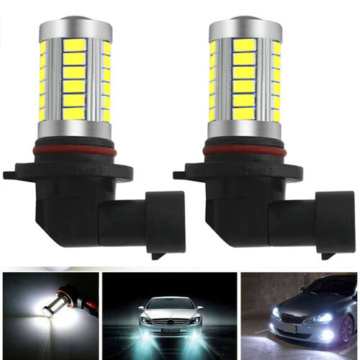2PCS 9006 HB4 5630 33SMD High Power Car LED Fog Driving Light Canbus Lamp Bulbs
