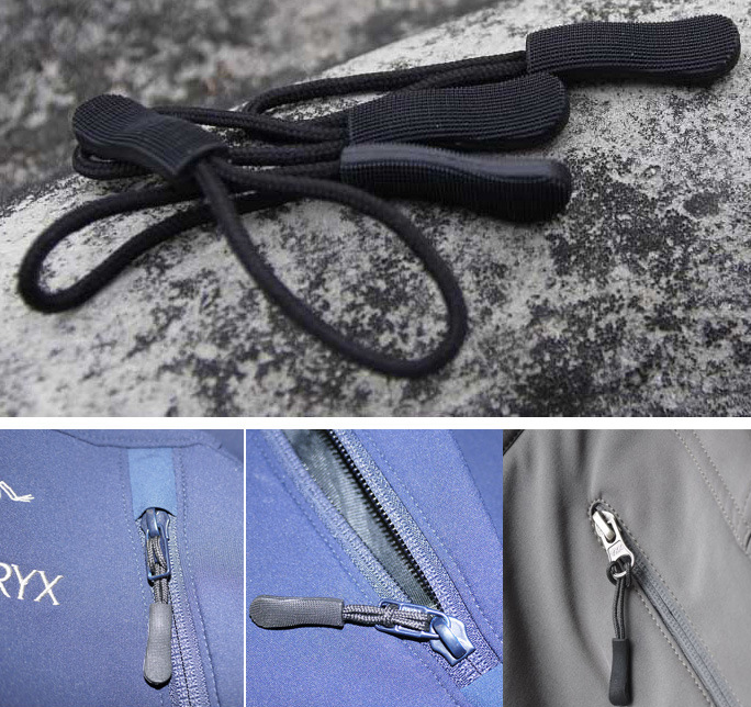 Zipper Pull Puller End Fit Rope Tag Fixer Zip Cord Tab Replacement Clip slider Buckle Travel Bag Suitcase Clothes Tent Backpack