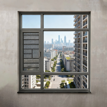 Double Thermal Break Casement window High Security