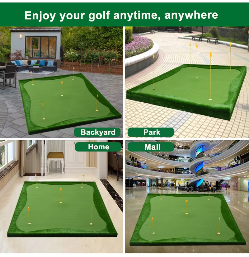 High Quality Custom Large Golf Putting Green Nice Design Backyard Mini Golf Golf Putting Mat for Outdoor Sports3