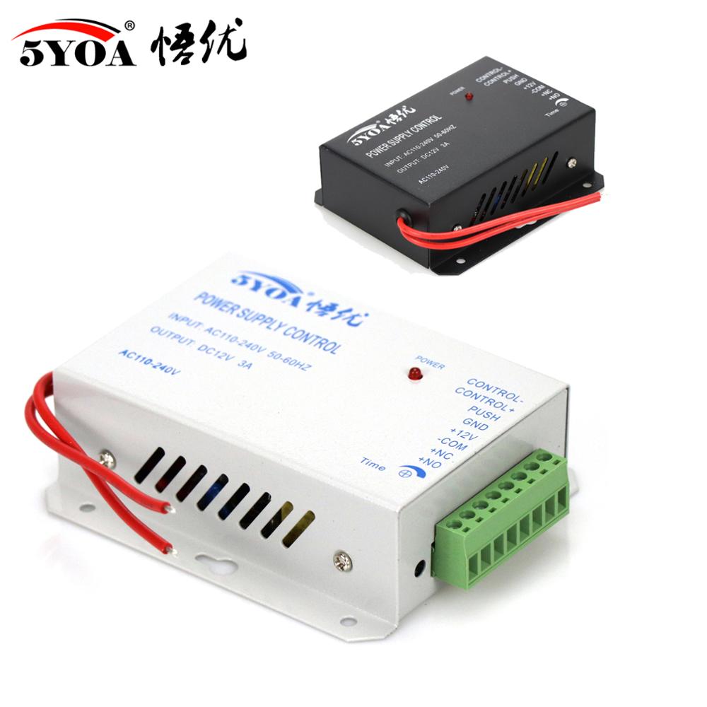 Access Control Power Supply Transformer Door Supplier Adapter Covertor System Machine DC 12V 3A AC 90~260V High Quality