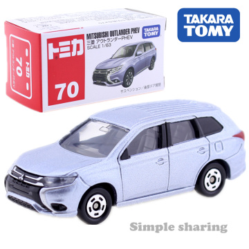 Tomica No.70 Mitsubishi Outlander PHEV 1/63 Takara Tomy Diecast Metal Car In Toy Vehicle Model Kids Collection Gift